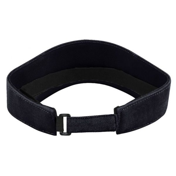 Northwestern University Wildcats Under Armour Adjustable Black Visor with Stylized Northwestern N Design - Image 2