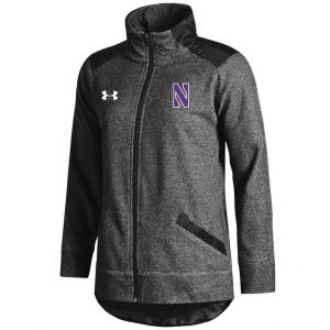 Northwestern University Wildcats Men’s Sideline Under Armour Men's CGI Superior Fleece Full Zip Jacket