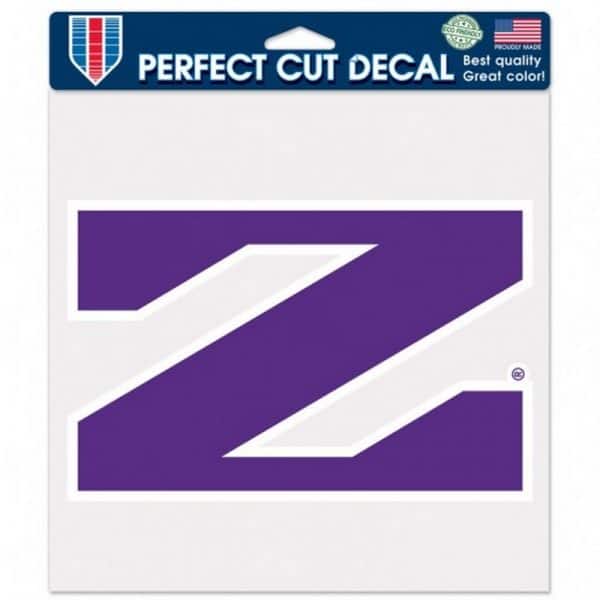 Northwestern Wildcats Perfect Cut Color Decal 8" x 8" with Stylized N Design