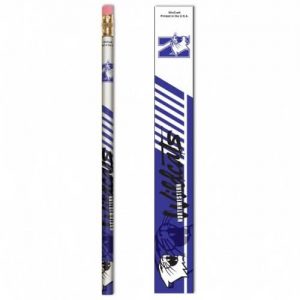Northwestern Wildcats Wooden Pencil with N-Cat & Northwestern Wildcats Design Pack of 6