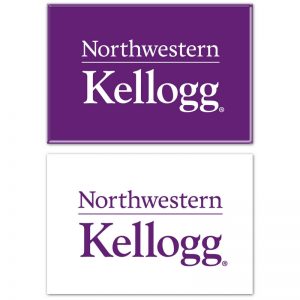 Northwestern Wildcats Rectangle Magnet, 2pack 2" x 3" Kellogg Design