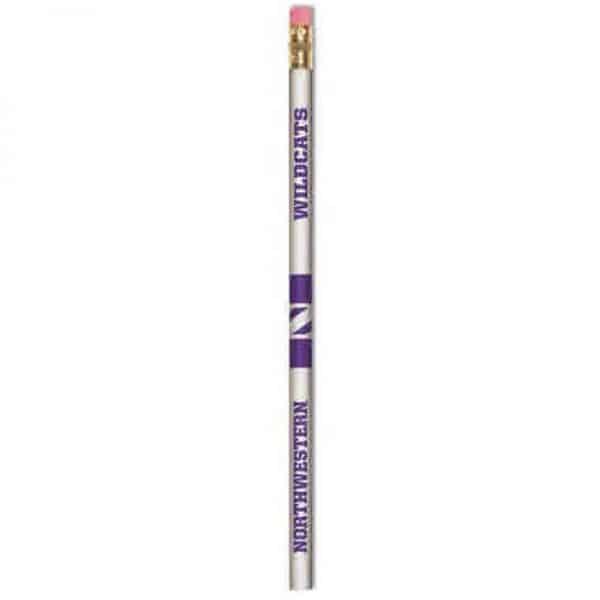 Northwestern Wildcats Wooden Pencil with Stylized N & Northwestern Wildcats Design