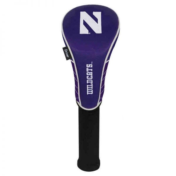 Northwestern Wildcats Driver Golf Club Headcover with Stylized N design
