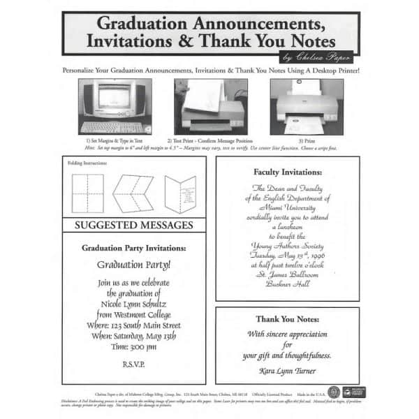 Northwestern University Wildcats Embossed Seal Design Invitation & Announcement Cards - Image 3