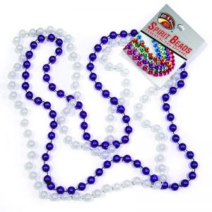 Purple & White Bead Necklaces – Two Pack