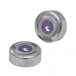 Northwestern Wildcats Domed Screw Caps for License Plate or Frame