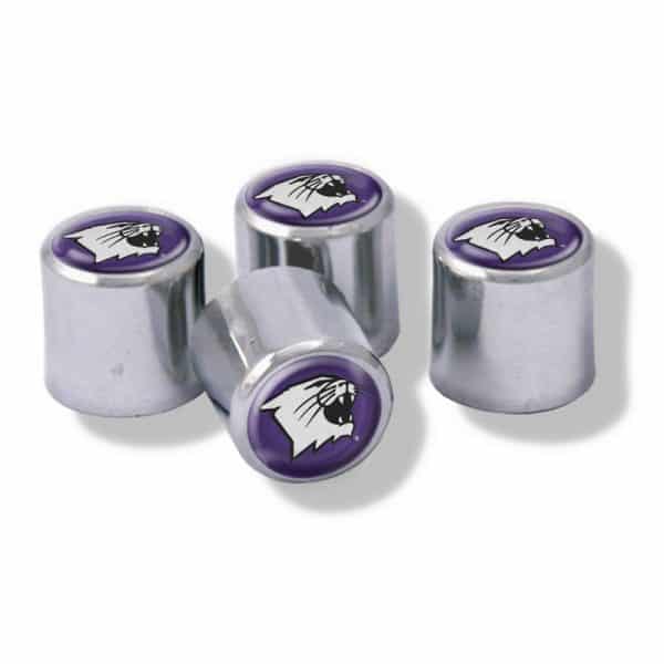 Northwestern Wildcats Valve Stem Caps