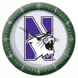 Northwestern Wildcats Full Color Game Clock with N-Cat Design