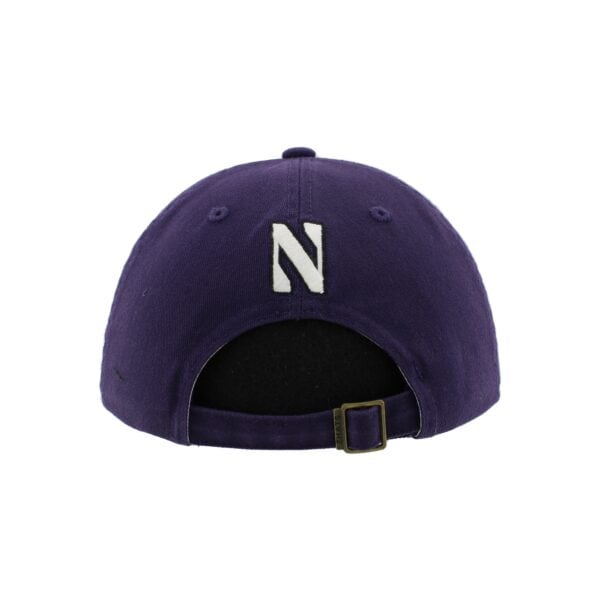 Northwestern University Wildcats Zephyr Unconstructed Adjustable Purple Hat with Tokyodachi Willie the Wildcat Design - Image 4