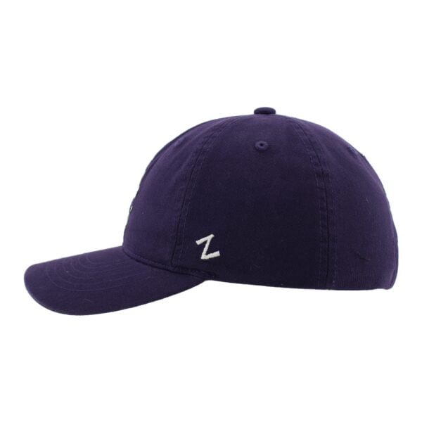 Northwestern University Wildcats Zephyr Unconstructed Adjustable Purple Hat with Tokyodachi Willie the Wildcat Design - Image 6