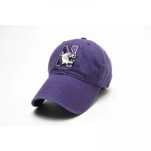 Northwestern Wildcats Legacy Unconstructed Adjustable Purple Hat with N-Cat Design