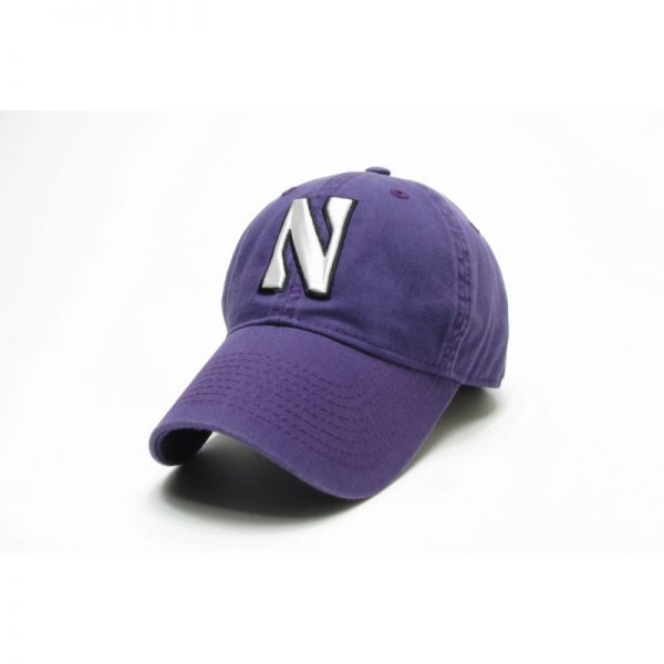 Northwestern Wildcats Legacy Unconstructed Adjustable Purple Hat with Stylized N Design-2