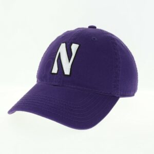 Northwestern University Wildcats Legacy Unconstructed Adjustable Purple Hat with Stylized N Design-3