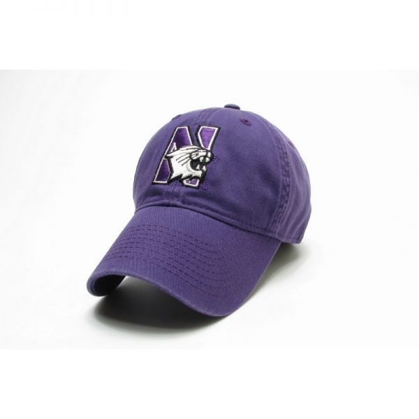 Northwestern Wildcats Legacy Unconstructed Fitted Purple Hat with N-cat Design
