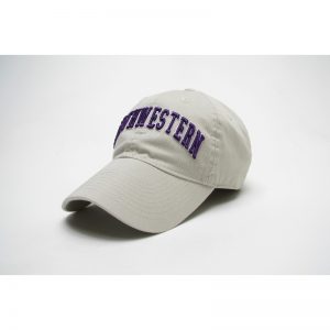 Northwestern Wildcats Legacy Unconstructed Fitted Almond Cream Hat with Arched Northwestern Design