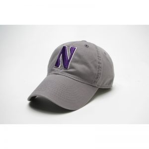 Northwestern Wildcats Legacy Unconstructed Fitted Light Grey Hat with Stylized N Design