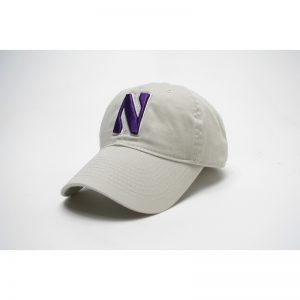 Northwestern Wildcats Legacy Unconstructed Fitted Almond Cream Hat with Stylized N Design
