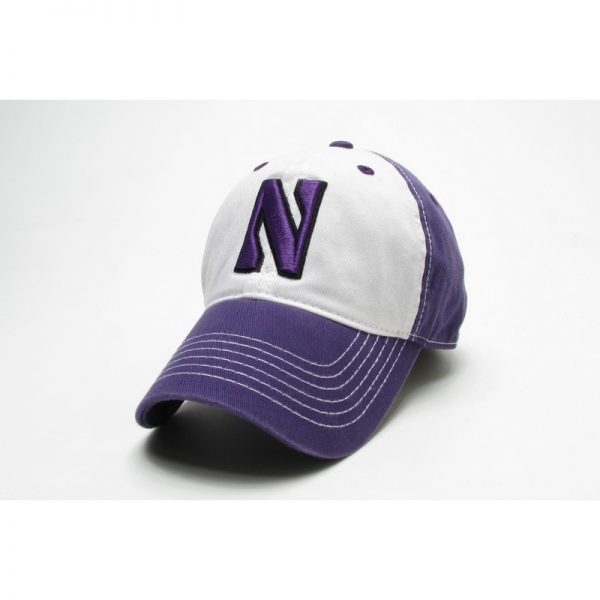 Northwestern Wildcats Legacy Unconstructed Fitted Purple/White Freshman Hat with Stylized N Design