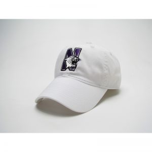 Northwestern Wildcats Legacy Unconstructed Fitted White Hat with N-Cat Design