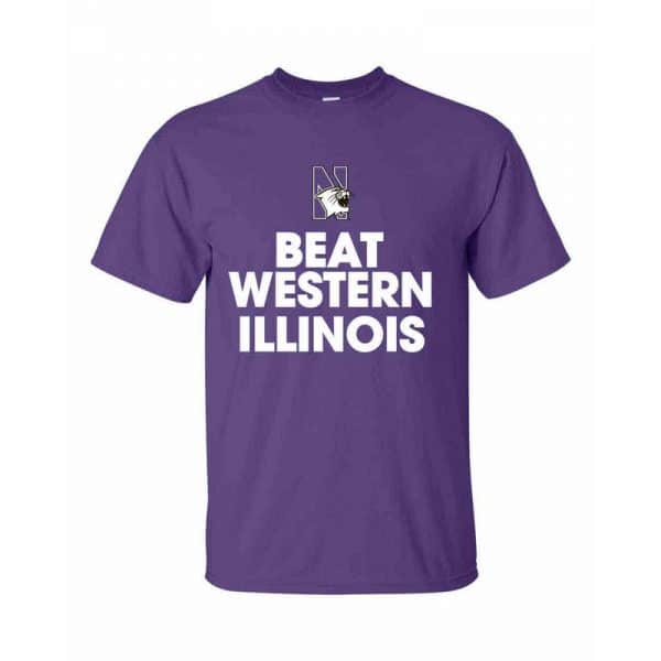 Northwestern Wildcats Beat Western Illinois Tee Shirt