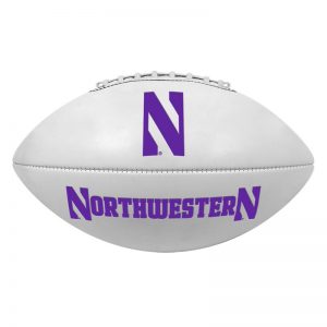 Northwestern Wildcats Regulation Size Autograph/Signature Football 11.5"