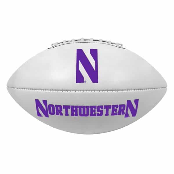 Northwestern Wildcats Regulation Size Autograph/Signature Football 11.5"