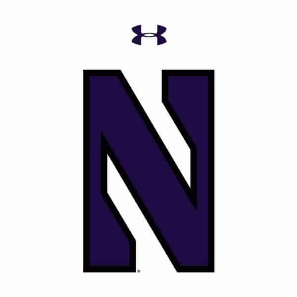 Northwestern University Wildcats Men’s Under Armour Tactical Tech™ White Hooded Sweatshirt with Stylized N Design - Image 4