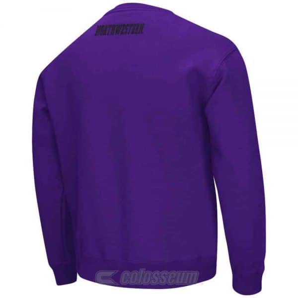 Northwestern Wildcats Colosseum Men's Purple Automatic Crewneck