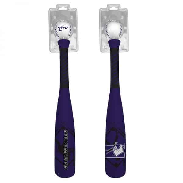 Northwestern University Wildcats Softee Baseball With The Softee Bat