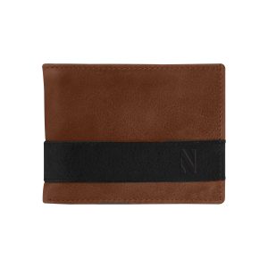 Northwestern University Wildcats Tan/Cognac Two Tone Westbridge Genuine Leather Billfold Wallet