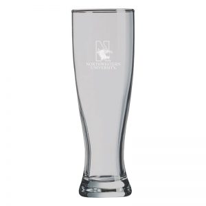 Northwestern University Wildcats 20 oz. Laser Engraved Big Boy Pilsner With N-Cat Design