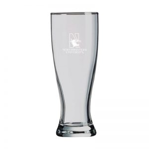 Northwestern University Wildcats 16 oz. Laser Engraved Pilsner With N-Cat Design