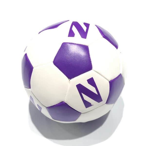 Northwestern University Wildcats 4" Softee Soccer Ball With Stylized N Design