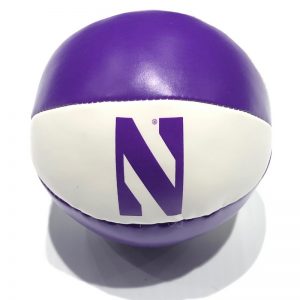 Northwestern University Wildcats 4" Softee Basketball With Stylized N Design