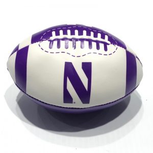 Northwestern University Wildcats 6" Softee Football With Stylized N Design