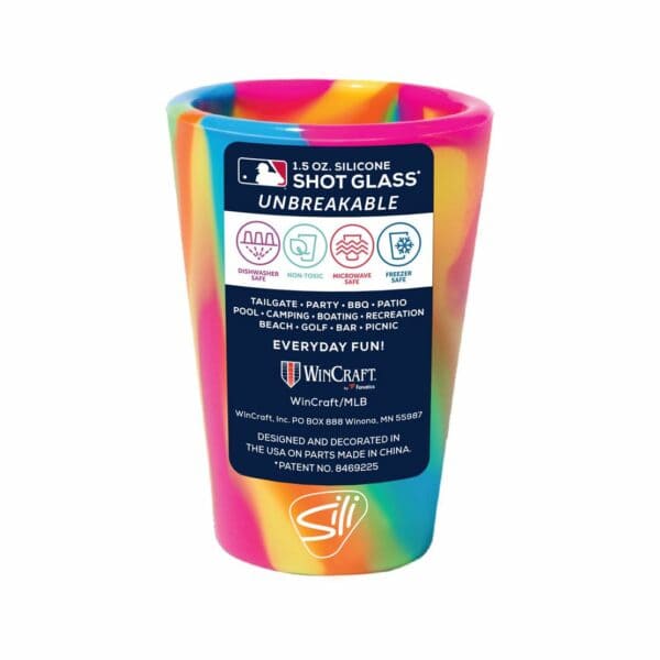 Northwestern University Wildcats Hippie Hop 1.5oz Silicone Shot Glass -2