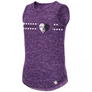 Northwestern University Wildcats Colosseum Girls Purple Lienz Tank with N-Cat Design