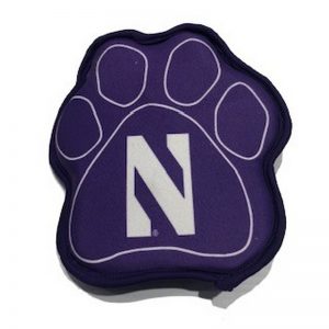 Northwestern University Wildcats Paw Shaped (8") Squeak Toy