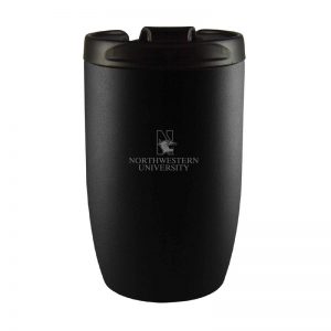 Northwestern University Wildcats 10 oz Laser Engraved Black Keeper Kup Travel Tumbler Mug