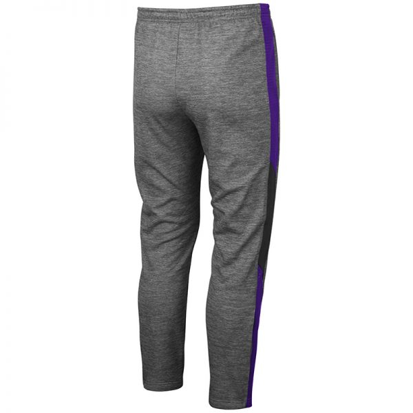 Northwestern University Wildcats Colosseum Men's Bart Track Pant With Embroidered N-Cat Design - Image 2