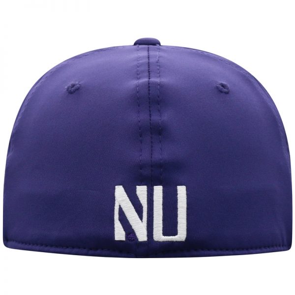 Northwestern University Wildcats Top Of The World Constructed Onefit Purple Acrylic/Wool Hat with N-Cat Design - Image 4