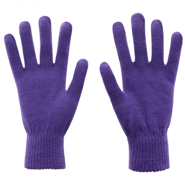 Northwestern University Wildcats Purple Knit Gloves -Inside