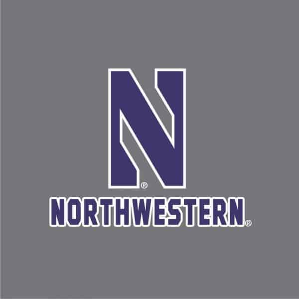 Northwestern University Wildcats Champion Men's Titanium Victory Jacket -2