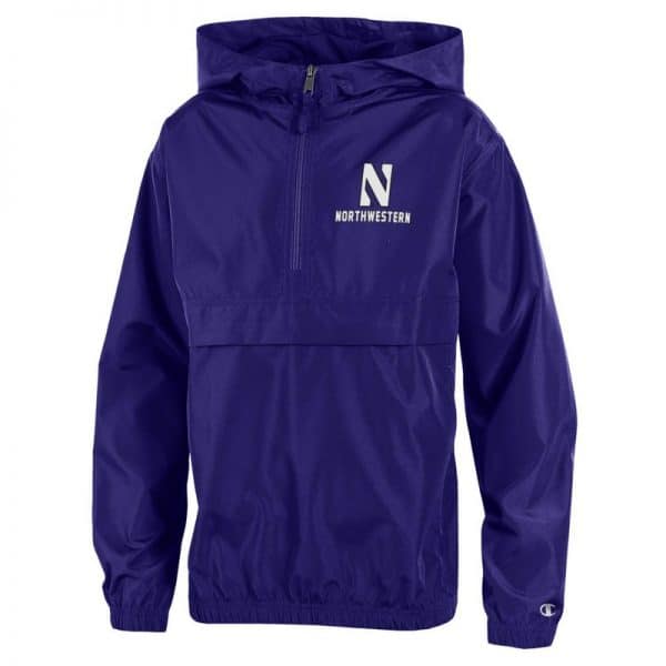 Northwestern University Wildcats Champion Youth Purple Packable Jacket