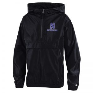 Northwestern University Wildcats Champion Youth Black Packable Jacket
