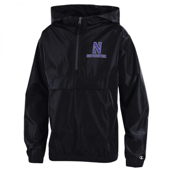 Northwestern University Wildcats Champion Youth Black Packable Jacket