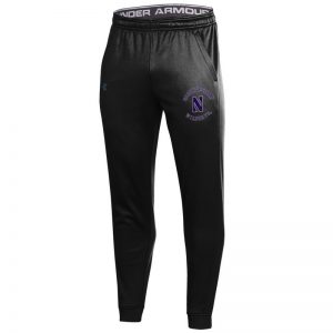 Northwestern University Wildcats Men's Under Armour Black Armour Fleece Pants