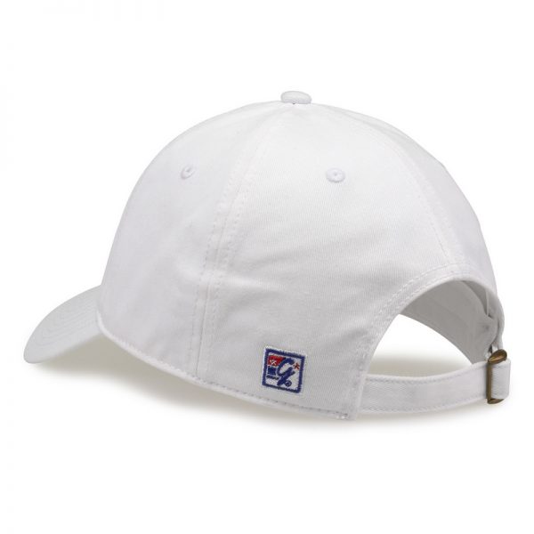 Northwestern University Wildcats Unconstructed White Cotton Twill Hat with Mom Bar Design