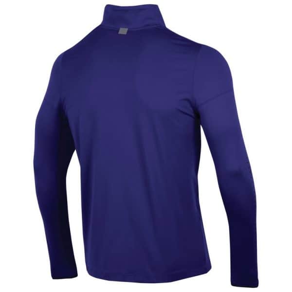 Northwestern University Wildcats Men's Under Armour Purple SLQZ18 Sideline 1/4 Zip With Stylized N Design
