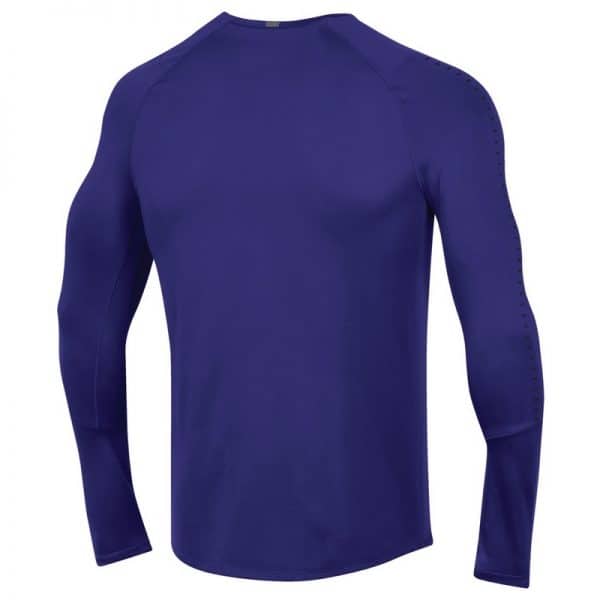 Northwestern University Wildcats Youth Under Armour Sideline Purple Raid Long Sleeve Tee-2